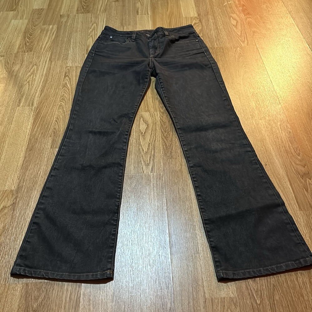 Heritage Women's Dark Gray Bootcut Mid Rise Jeans Size 27/4 - Picture 6 of 10